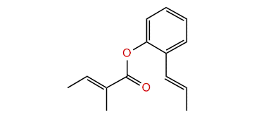 2-(E)-Propenylphenyl (E)-2-methyl-2-butenoate